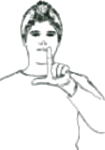 رسم إشارة حرف اللام